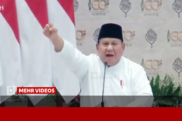 تصاویری از  اقدام ضد اسرائیلی رئیس‌جمهور اندونزی