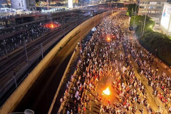 تظاهرات ضد نتانیاهو در چندین شهر سرزمین‌های اشغالی