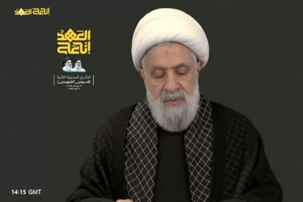 سخنرانی شیخ نعیم قاسم آغاز شد