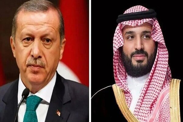 رایزنی اردوغان و بن‌سلمان درباره تحولات منطقه