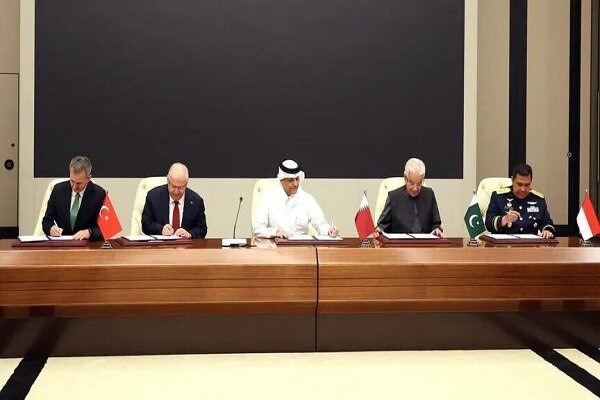 ترکیه، قطر، اندونزی و پاکستان توافق‌نامه همکاری دفاعی امضا کردند