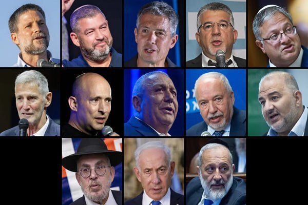 نتایج جدید انتخابات اسرائیل بعد از شمارش ۴۲ درصد از آراء